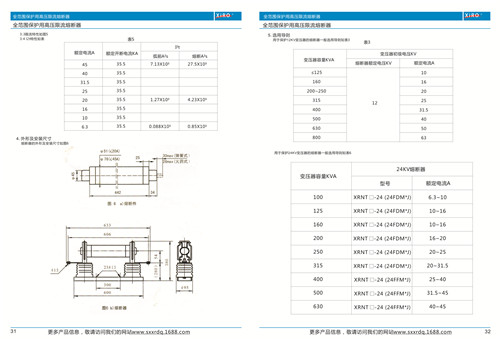 陜西電動(dòng)機上用高壓限流熔斷器